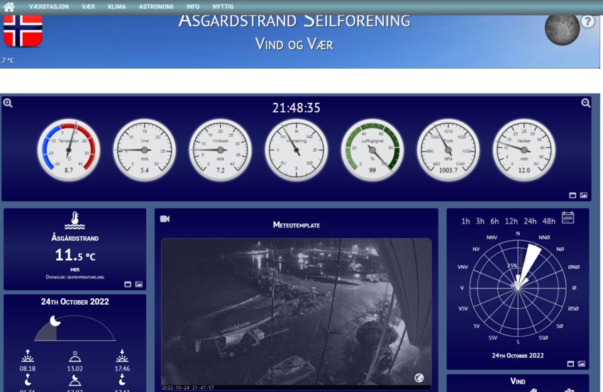 Ny værside m/webcam